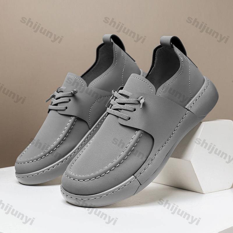 Fashion Large Size Men Shoes Spring Autumn Fashion Cross Tied Outdoor Casual Shoes Comfortable Vintage Non Slip Height Increase Sneakers