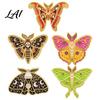 Decorative Lapel Pin Vintage Enamel Moth Brooch Cartoon Insect Alloy Pin Men Women Jewelry Accessories for Suit Dress Coat Scarf Brooch