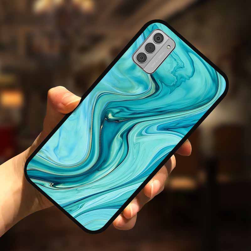 

For Nokia G42 G310 G100 G22 Case C210 C300 C110 C32 C22 C12 Luxury Marble Soft TPU Silicone Phone Case for Nokia G310 Coque C210 Nokia C110