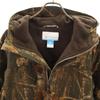 Columbia Overall handle Hoodie Jacket M Brown Men's Used
