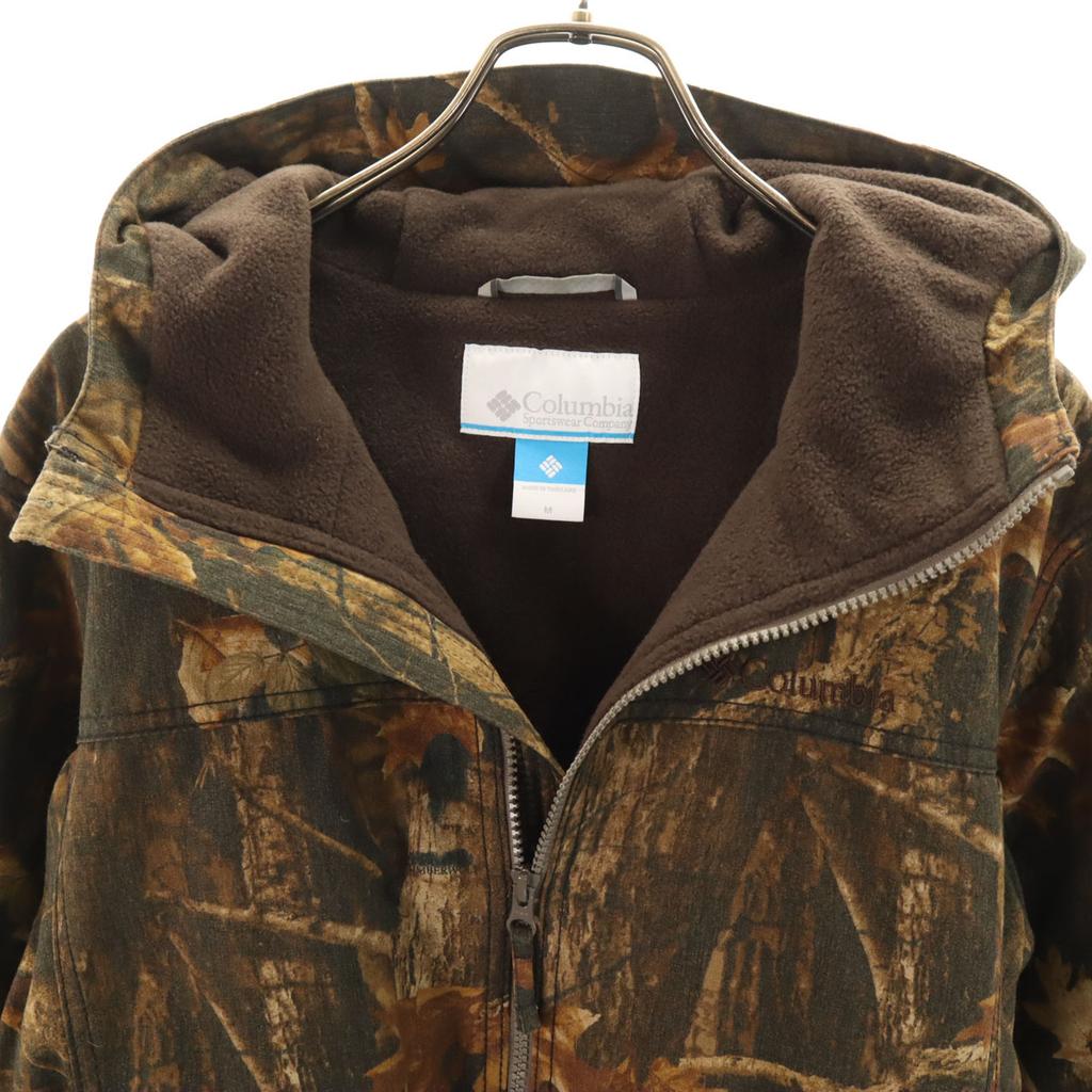 Columbia Overall handle Hoodie Jacket M Brown Men's Used