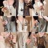 Retro Chinese Tassel Necklace: Unique Ethnic Style Women's High-End Clavicle Chain.
