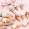 10Pcs 17*37Mm Colorful Resin Ice Cream Cone Charm Pendants For Diy Bracelet Necklace Earrings Jewelry Making Accessories