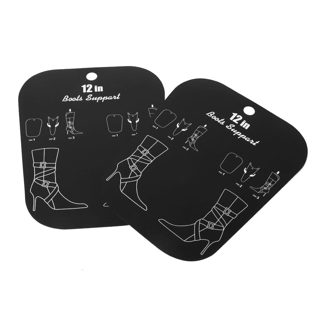 Lightweight Easy Carry 1 Pair Medium Boots Holder Stand Support Plastic Shaper Stretcher Boot Care