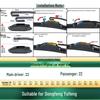 Silicone Silent Wiper Blade for Dongfeng Yufeng - Original, Multifunctional, Bone-Free Design