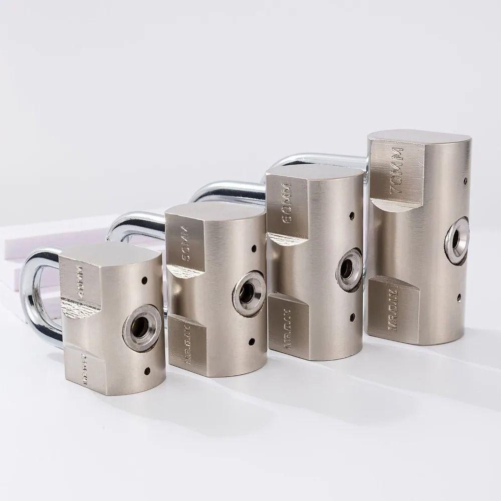 Anti-theft Design Heavy Duty Padlock With Keys Waterproof Padlock  Storage Protection