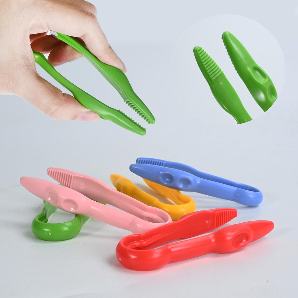 5PCS Children Plastic Tweezers Sorting Counting PreschoolToddler Fine Motor Skill Biology Kids Educational Toys