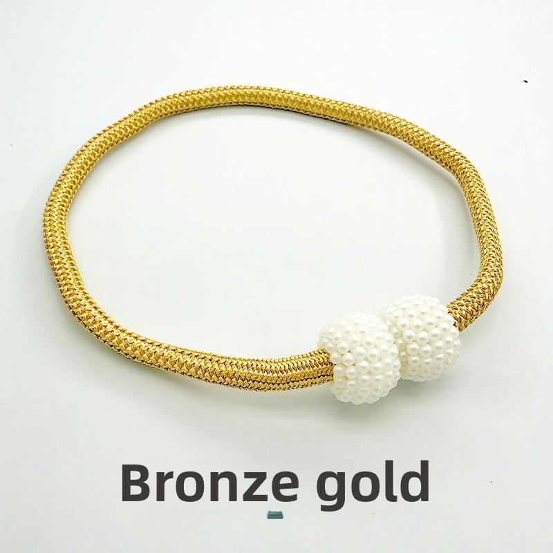 

Высокопрочный магнитный притяжение жемчужный магнитный пряжка ткань для хранения галстука штора магнитная пряжка шнурок для штор 2pcs