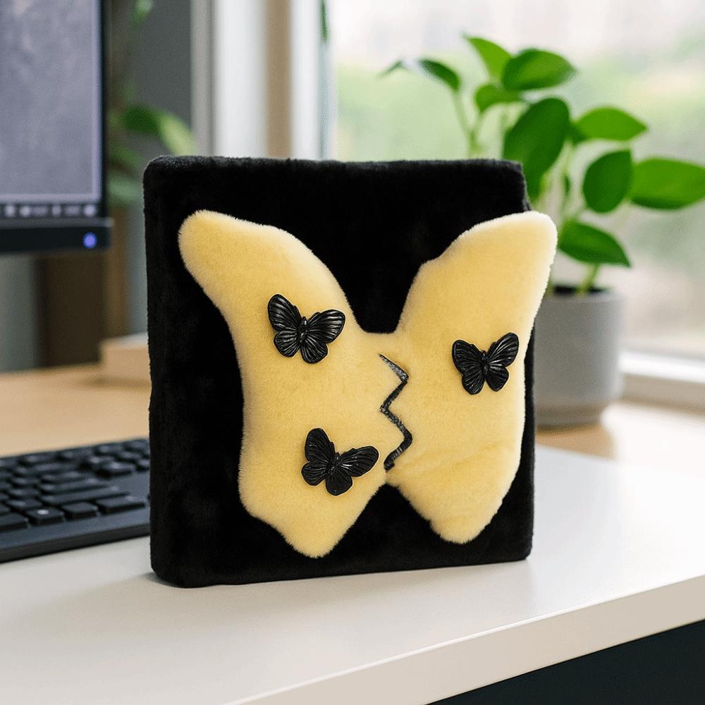 3-Inch Detachable Card Book Furry Cover Loose Leaf Album High-Quality Korean Album Photo Storage