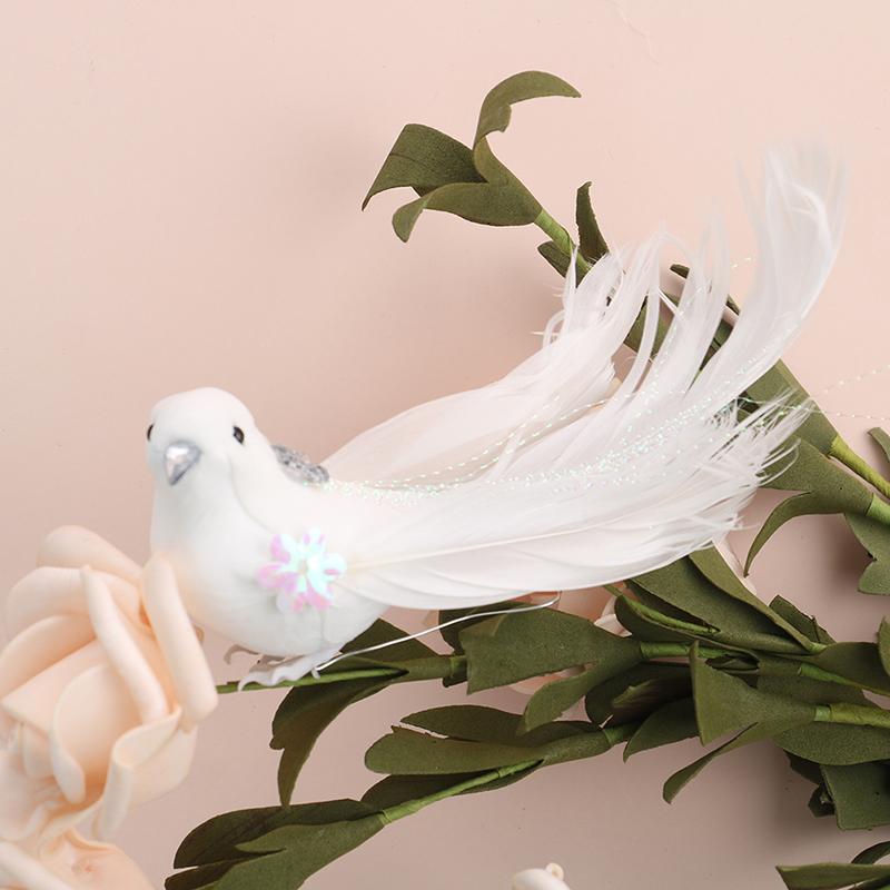 1PCS Parrot Artificial Birds Fake Foam Animal Simulation Feather Birds Models DIY Wedding Home Garden Ornament Decoration