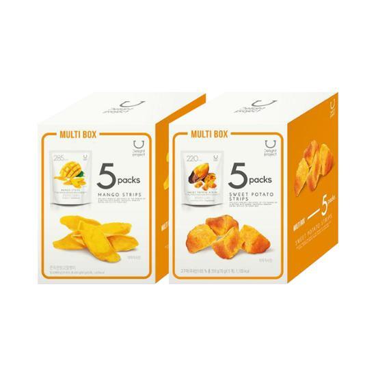 [Online Exclusive] Delight Project 5-piece chewy dried fish special, choose 1 of 2 types, Korean snacks 5 pieces of chewy dried mango