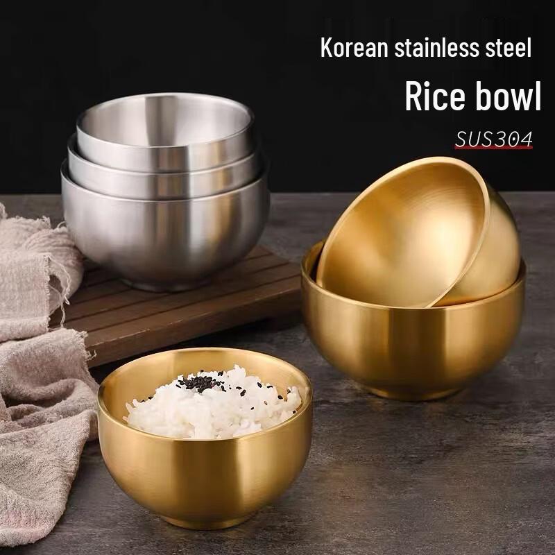 Korean Style Double-Layer Stainless Steel Multi-Purpose Bowl