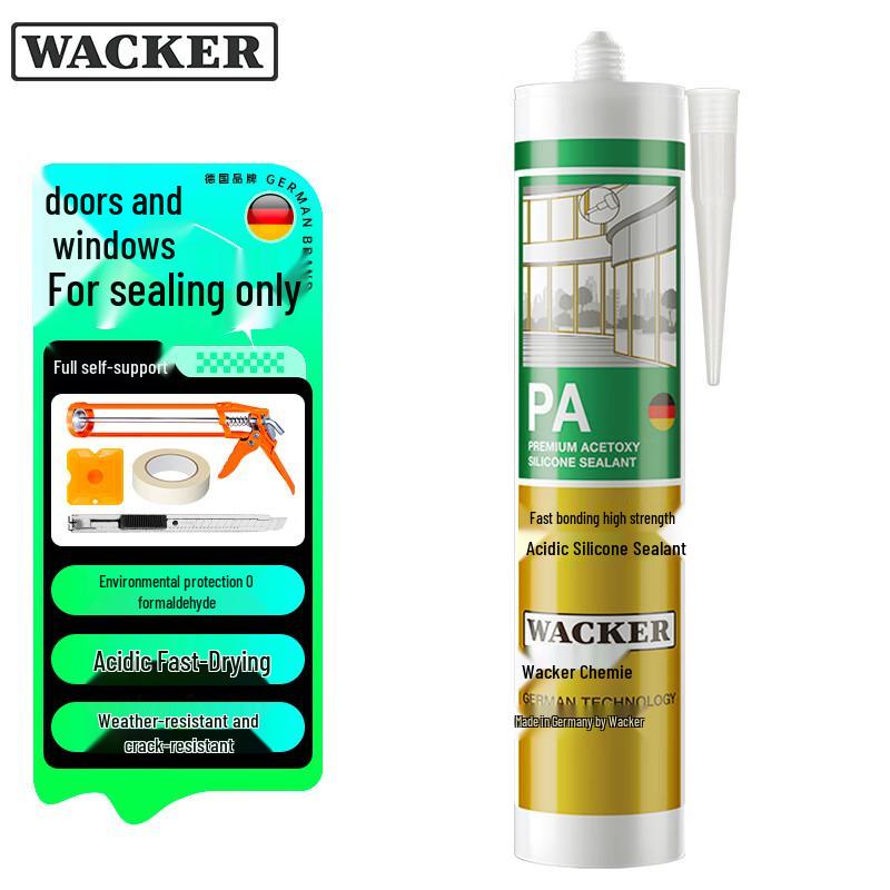 WACKER PA Acidic Weatherproof Silicone Sealant прозрачный
