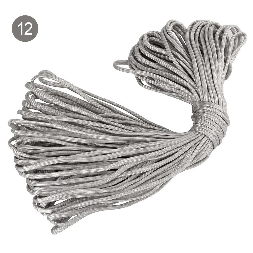 4mm 100meters Outdoor Hiking Polyester Paracord 7 Inner Strands Cores 550 Lbs Capacity Full Parachute Cord Nylon Bag Packing