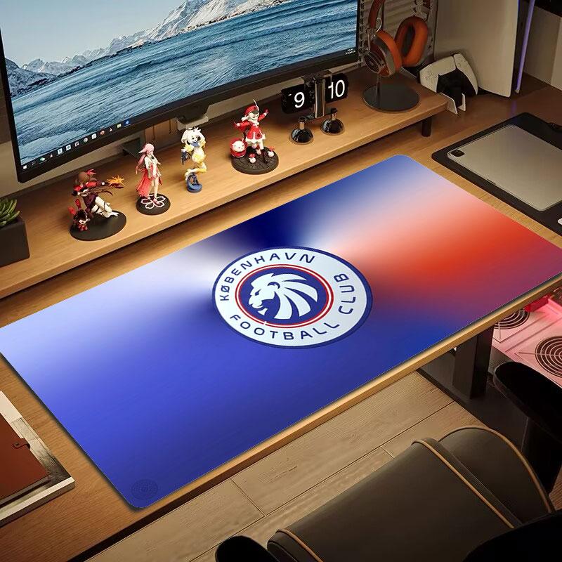 FC Copenhagen Large Size Mouse Pad Large Gaming Table Cushion Non-slip Laptop Tablet Big Mousepad XXL Mat Mini PC Playmat With Lock edge