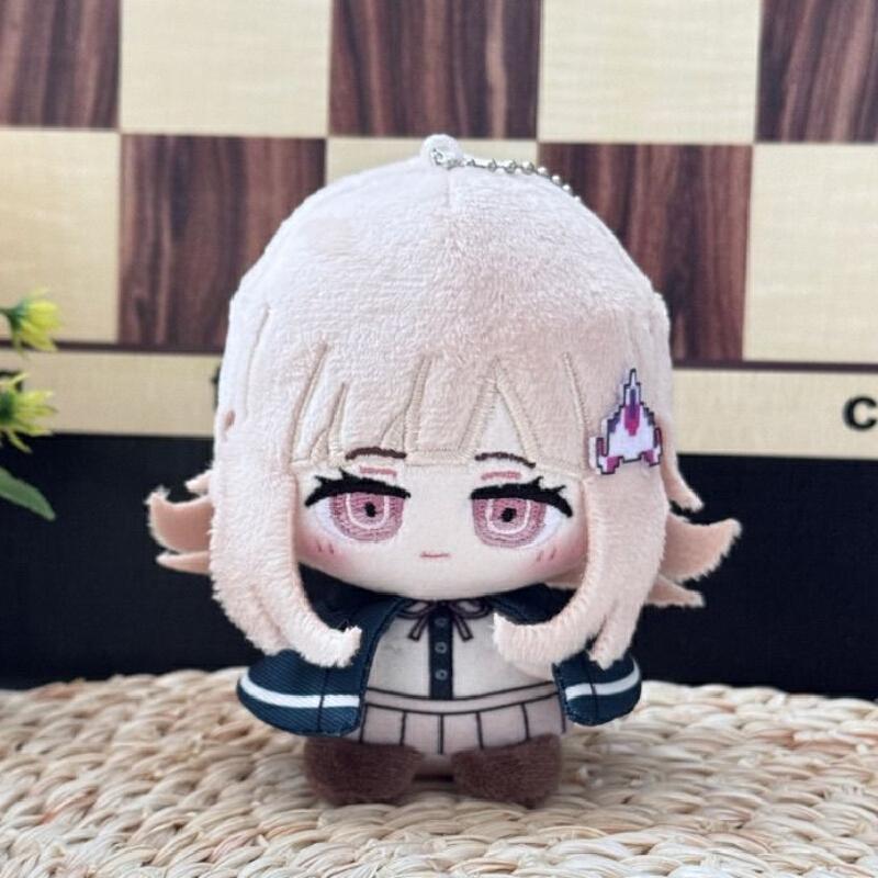10cm Danganronpa Nagito Komaeda Kyoko Kirigiri Sitzende Plüsch-Schlüsselanhänger Chiaki Nanami Kokichi Oma Anime Spielzeugpuppe Figur Geschenk in stock gray