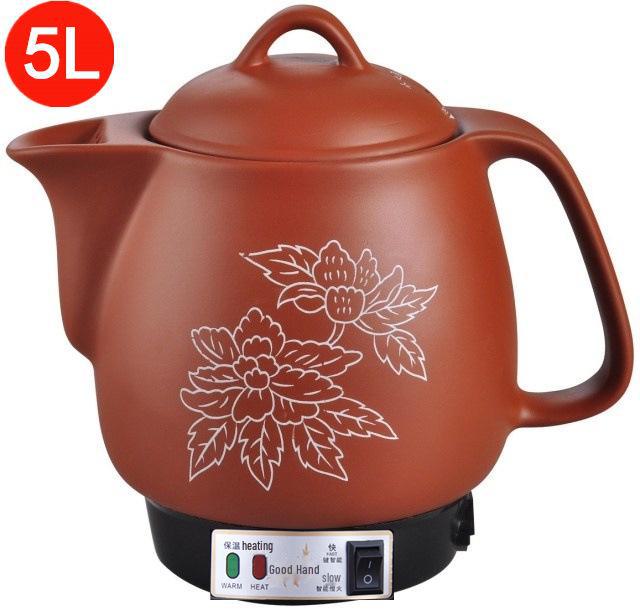 Fully Automatic Electric Chinese Medicine Decoction Pot - Purple Sand Casserole Frying Pan for Home Use
