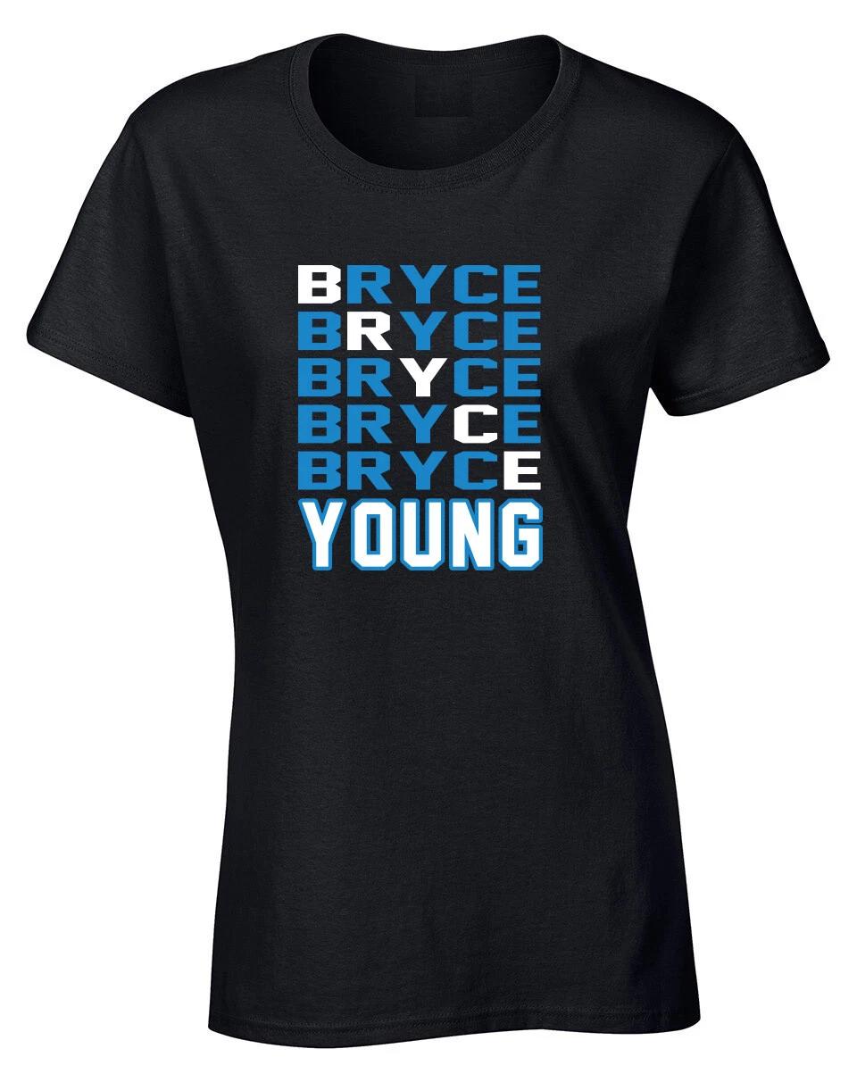 Bryce Young Carolina Panthers Text Women s T-Shirt XXXXL