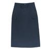 Women's High-Waisted Adjustable Drawstring Cotton Utility Skirt
