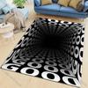 1PC Text infinity tunnel Carpet for Living Room Bedroom Sofa Home Decor Rus Non-slip Floor Mat Luxury Gift Multiple sizes