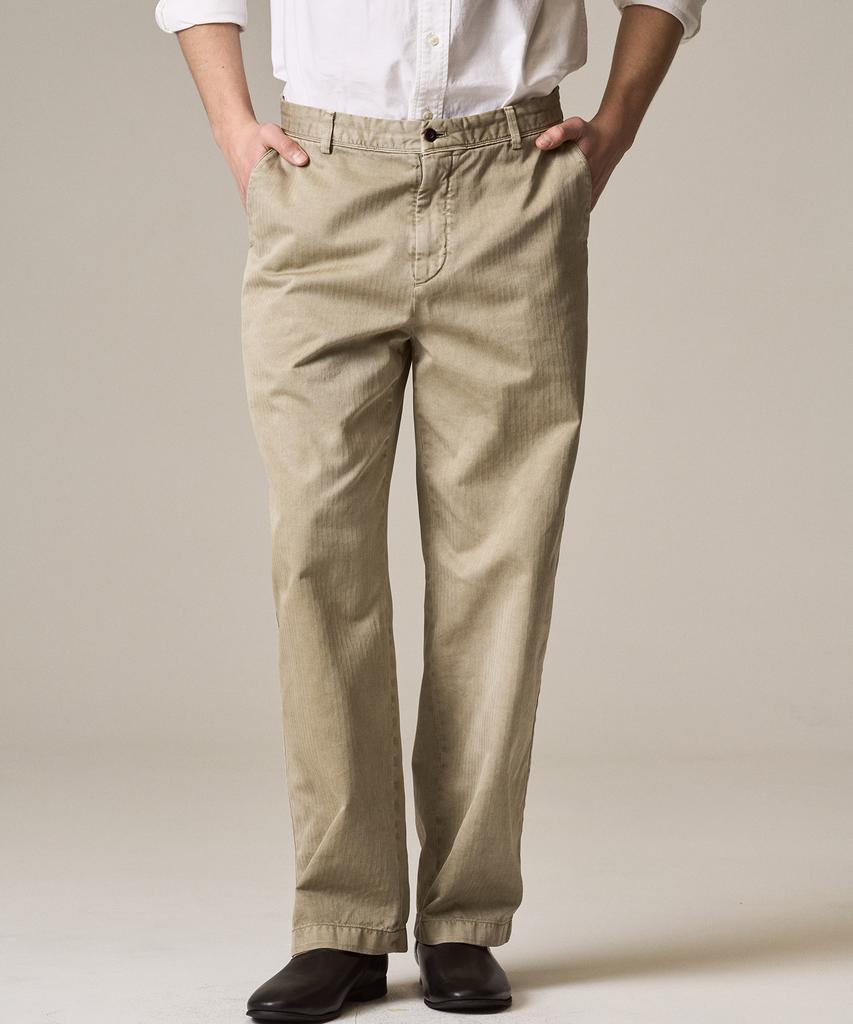 Laijeuaenbillou Garment-Dyed 302St Hbt Chino Pants Olive