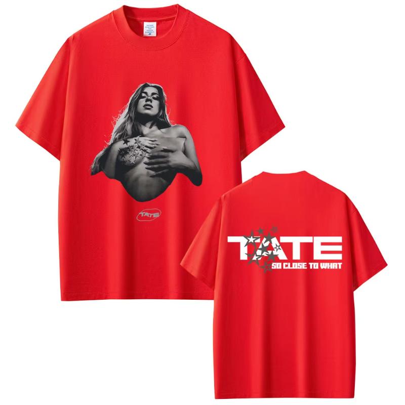 

Tate McRae So Close To What Concert 2025 Tshirts Miss Possessive T Shirt Unisex Women Fashion Vintage Oversized Tshirt Streetwear S