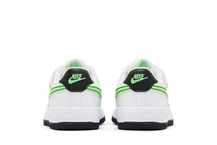 Nike Force 1 Low EasyOn White Black Green Strike (PS)