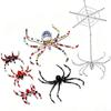 Gothic Beaded Spider and Spider Web Decorations Colorful Halloween Decorations  All Saints' Day