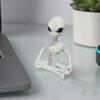 3D Printed Alien Model Funny Yoga Zen Alien Statue For Yoga Room 1 Pc