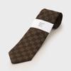 Takeo Kikuchi Checkered Necktie in 07004112 Brown 00 (Made Japan) Men's (243)