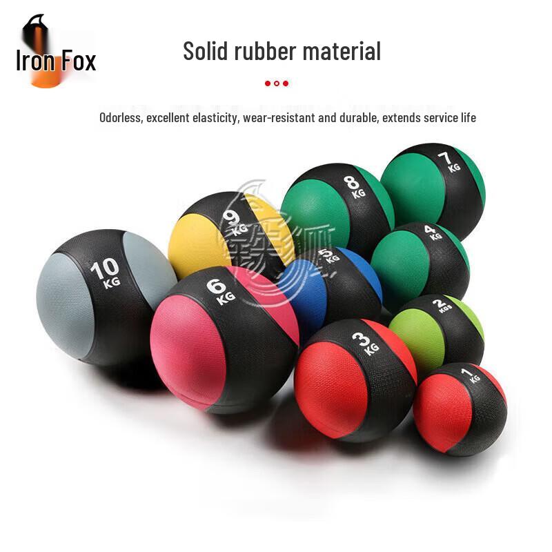 Iron Fox High Elastic Rubber Medicine Ball