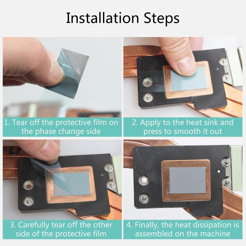 Original Packaging Honeywell- PTM7950 Thermal Pad,CPU GPU Phase-change Cooling Silicone Grease Pad Gasket for Laptop