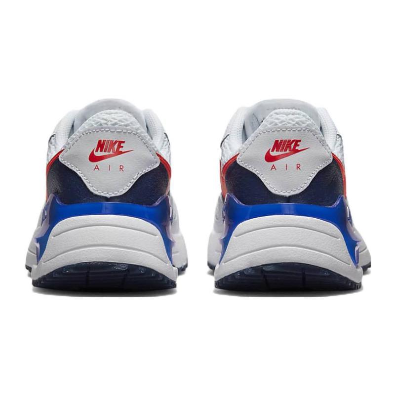 Nike Air Max SYSTM Cushioning Abrasion Resistant Breathable Low top Kids Lifestyle Shoes White Blue Sneakers DQ0284-101
