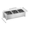 Stainless Steel Seasoning Rack RustResistant with Side Handles Countertop Ingredient