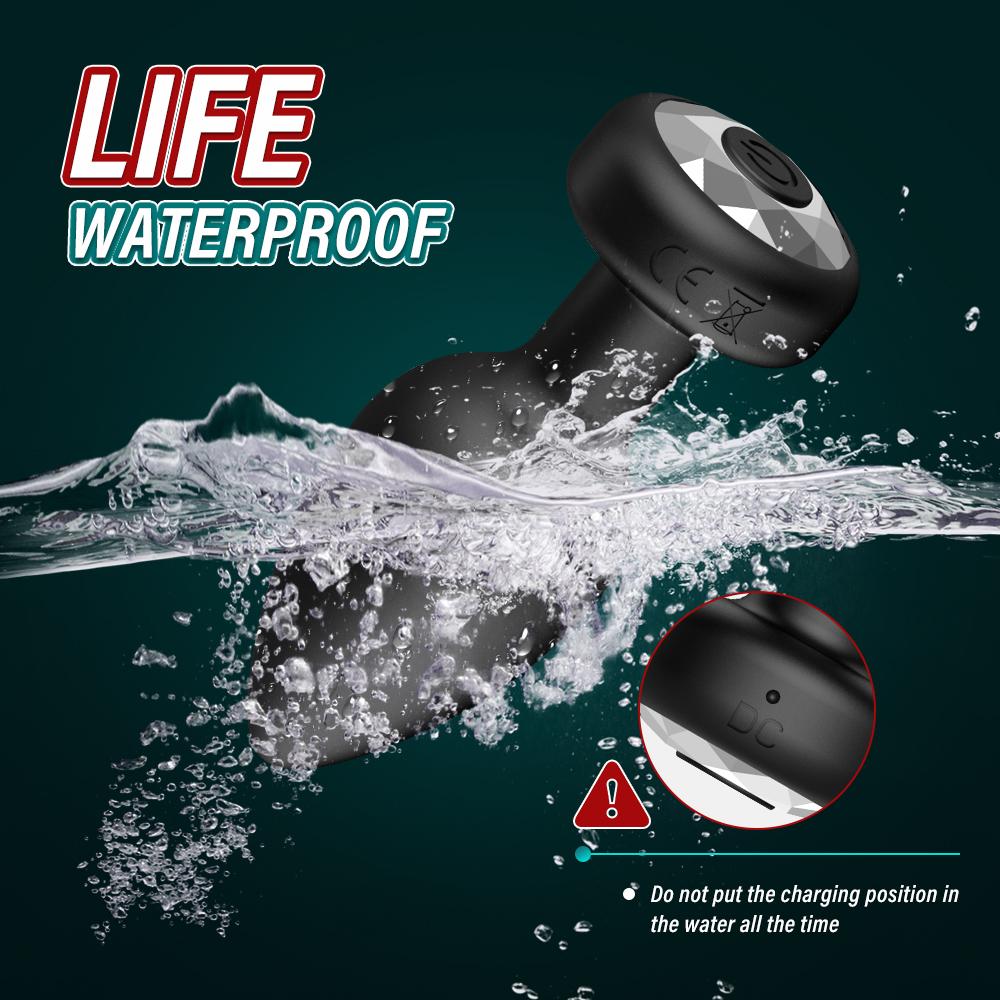 2025 New 10 Speeds Anal Plug Vibrator Remote Control Men Prostate Massager Female Masturbator Adult Sex Toys for Women Men Gay Anal Plug