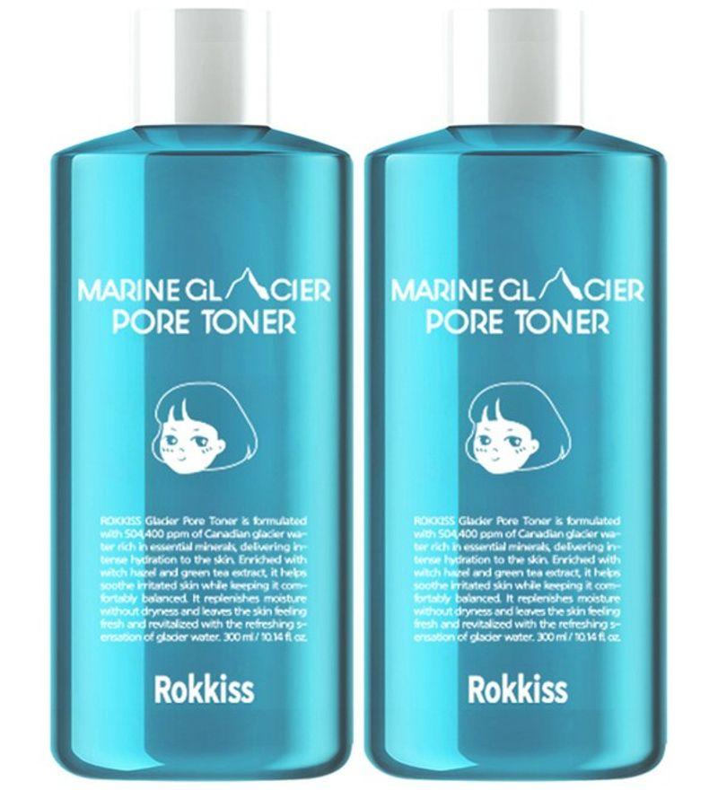 Rocky s Marine Glacier Water Mildly Acidic Pore Toner 300ml, 2 Pieces