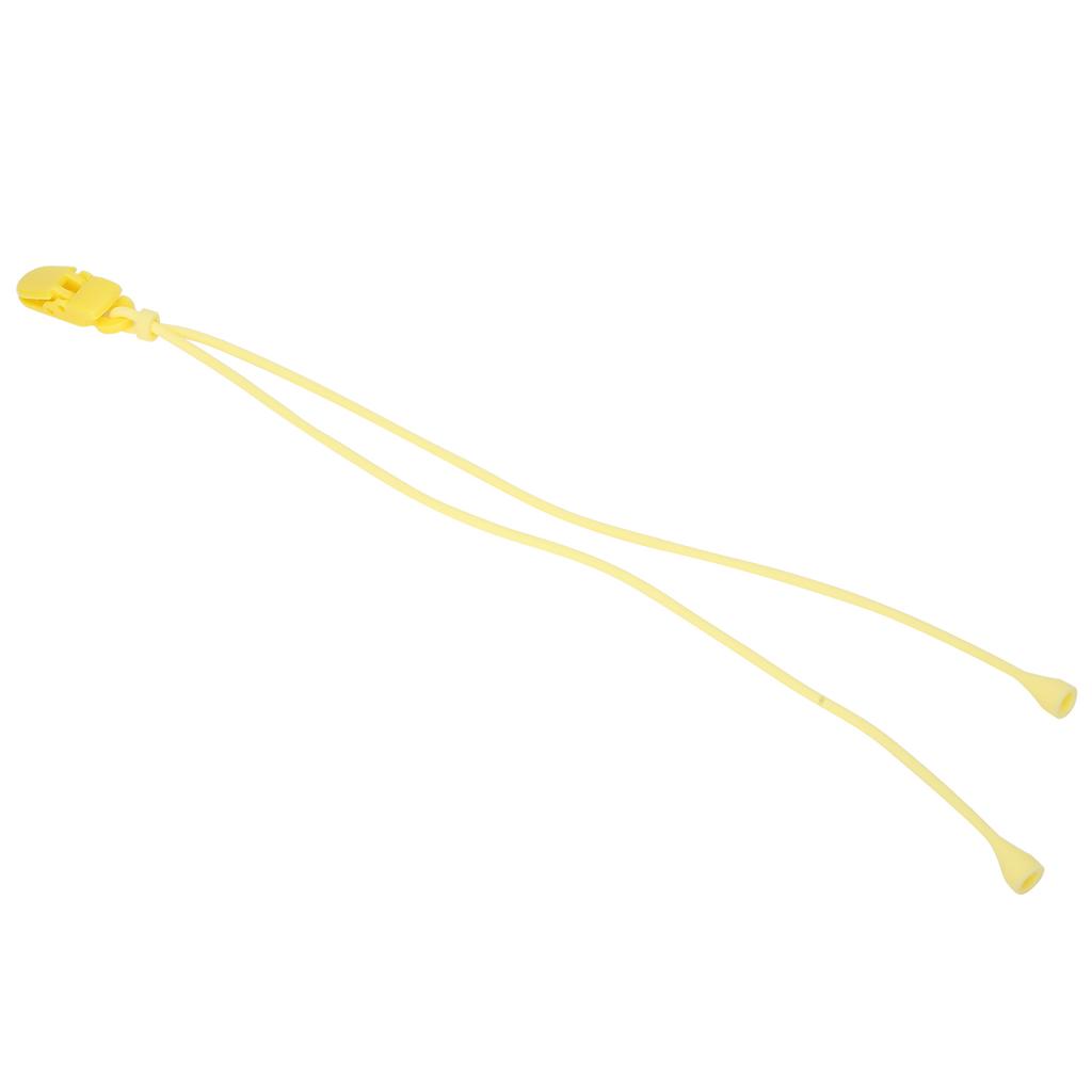 Silikon Anti-Verlust Lanyard Hörgerätehalter Riemen Schutzseil für ältere Menschen(Schwarz )