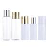 150ml Kaplamalı Kapaklı 100/120ml PET Esans Şişesi: Plastik Toner ve Makyaj Temizleyici Şişesi