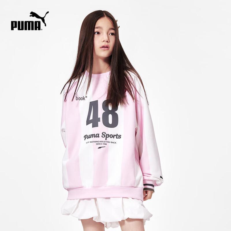 Puma Girls' Fashion Long-Sleeve Sweatshirt