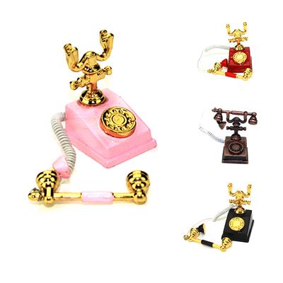 1/12 Scale Ature Dollhouse Accessories  Telephone Toy Kids Toy