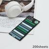 KindFuny 200 Φύλλα Χρωματιστό Δείκτη Ράινμπο Σημειωματάριο Αυτοκόλλητα Χαρτί Σημειωματάριο Σελιδοδείκτης Σχολικά Είδη