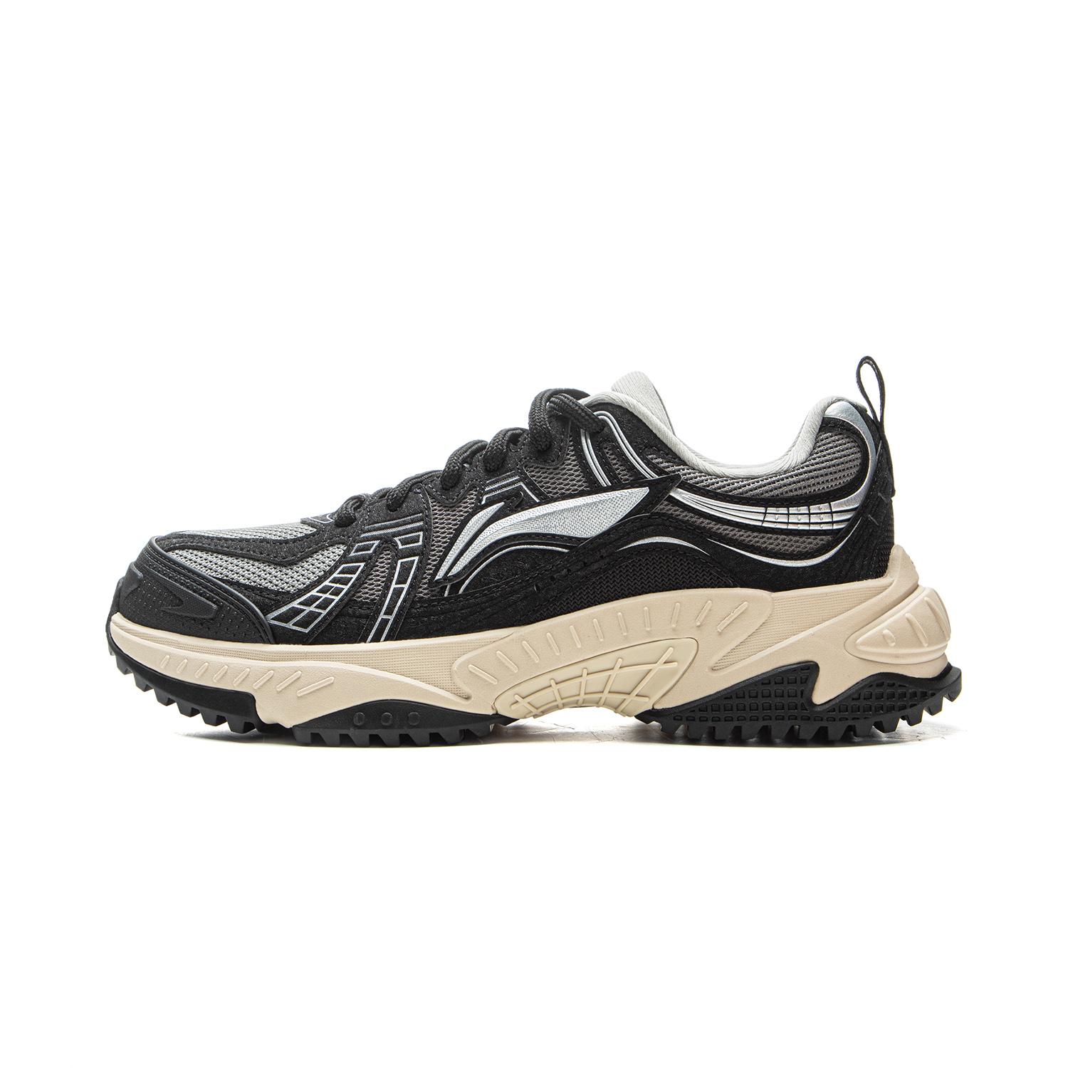 

New LiNing Stargazing Shock Absorbers Slip Resistant Abrasion Resistant Low top Casual Shoes Men s Black AGCV369-1 39.5