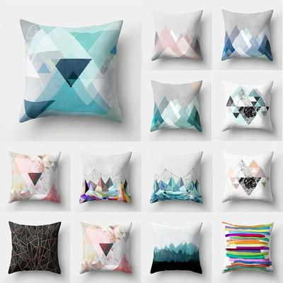 Einfacher Geometrischer Dekokissenbezug Auto Ornamente Wohnzimmer Büro Zuhause Kissenbezug