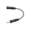 3.5mm to 2.5mm Sound Cable Female to Male Single Crystal Copper Core 8 Strands Lossless Sound