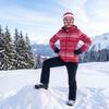 Novelty Old Man Print 3D Full Face Ski, Windproof Winter, Sunglasses Not Included