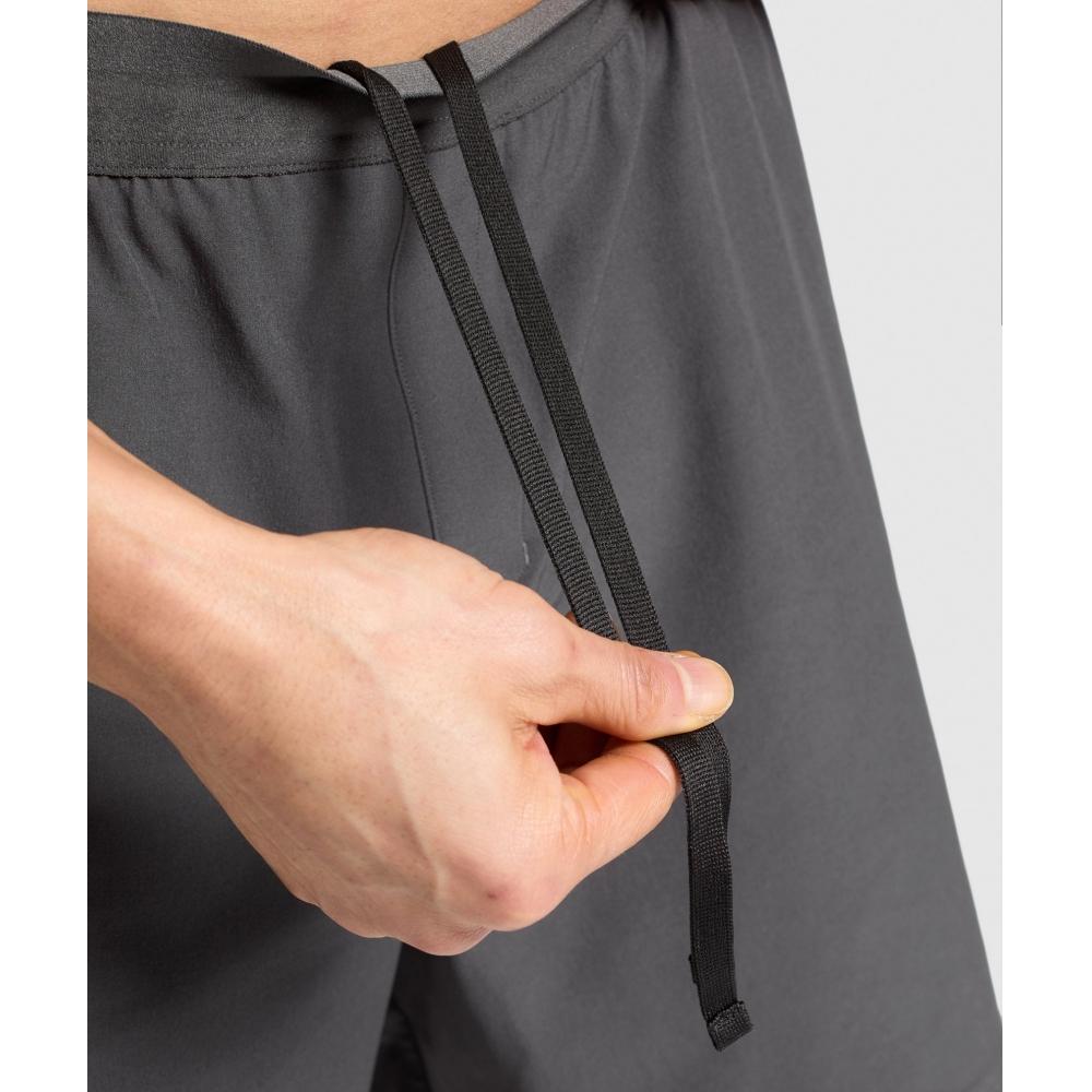 Gymshark Land To Water 6 Shorts Asphalt Grey A5a6i Gcbz