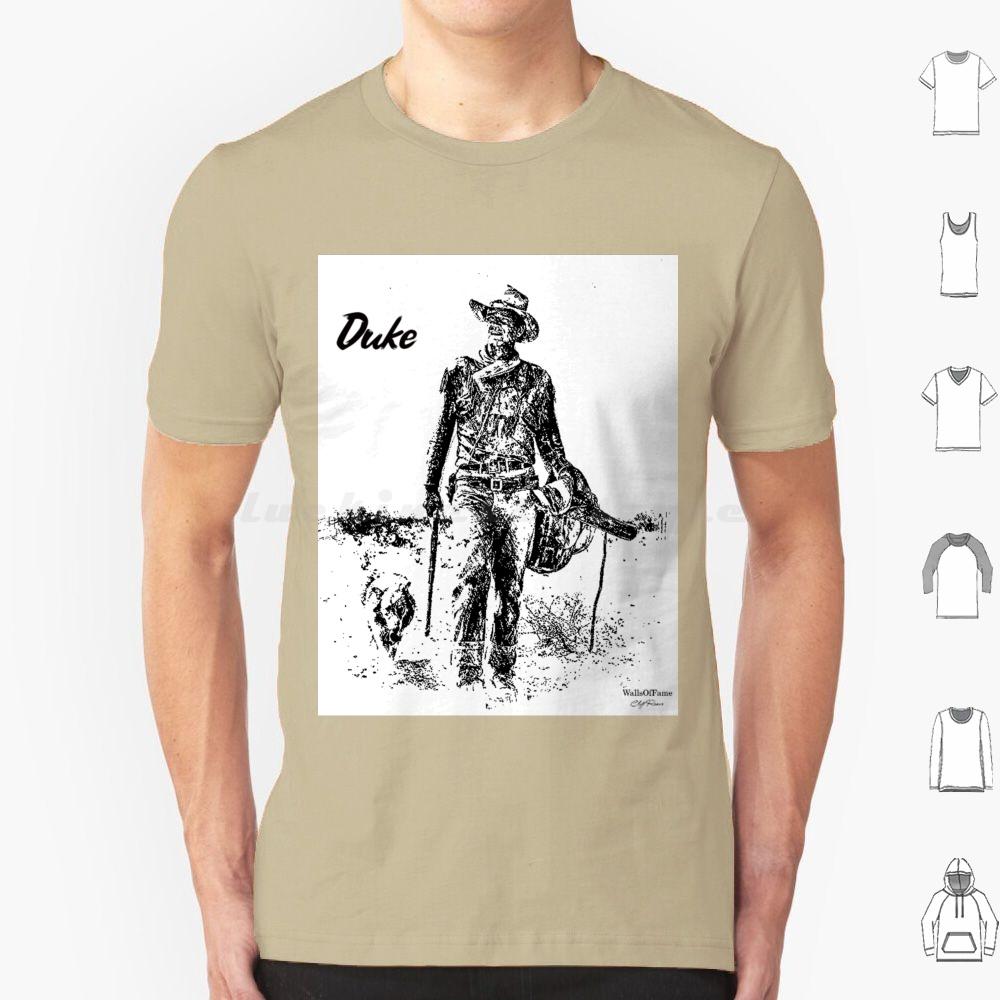John Wayne Tribute 3 The Fanart From Wallsoffame T Shirt 6xl Cotton Cool Tee Tribute Movie Film Cowboy John Wayne Western S