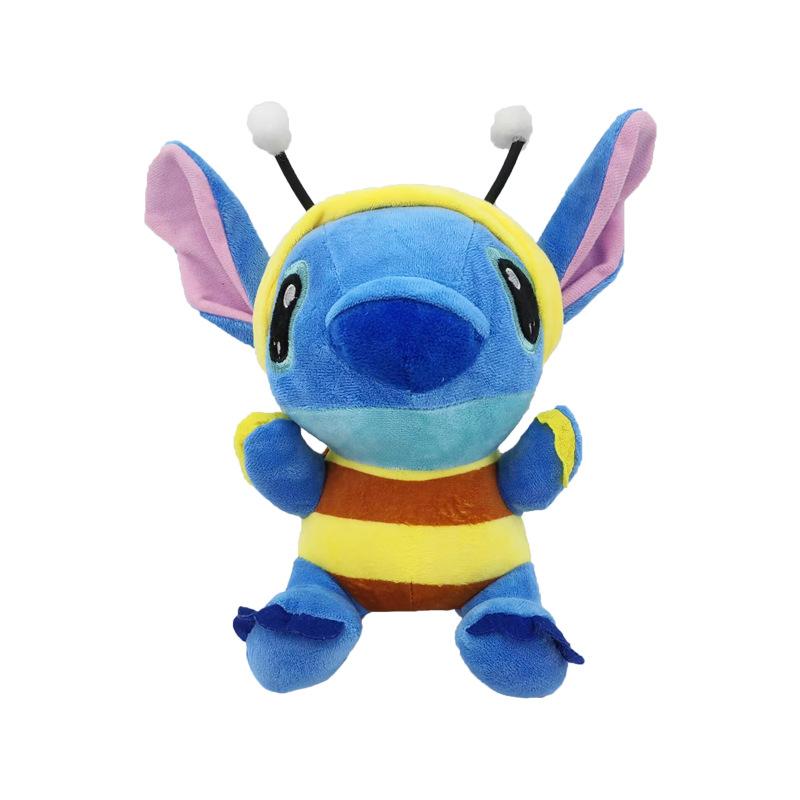 25cm Disney Plysjleke Stitch Originale Animefigurer Disney Lilo & Stitch Søte Kosedyr Filmperiferi Myke Ornamenter Gave