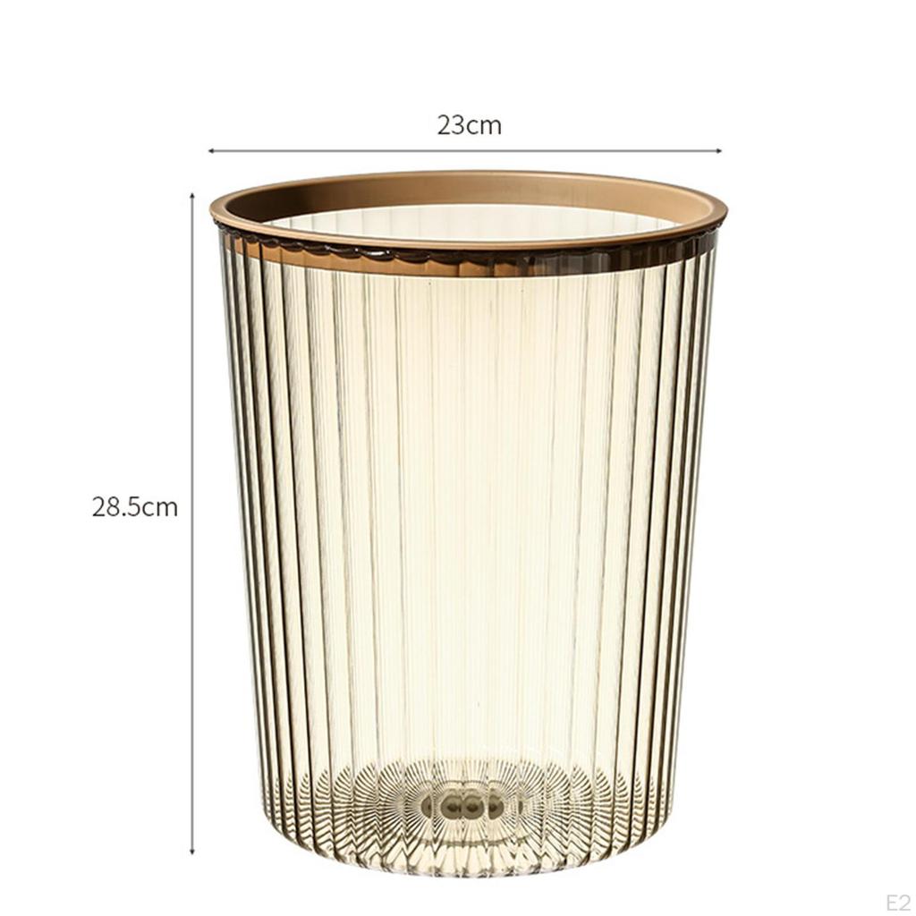Garbage Can Household Trash Bin Portable Minimalistic Multifunctional Wastebasket Container