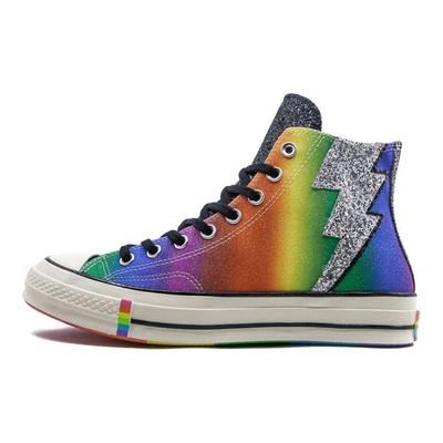 Chuck 1970S Pride High Top Rainbow Lightning Sequins High Top Espadrilles Unisex Colour